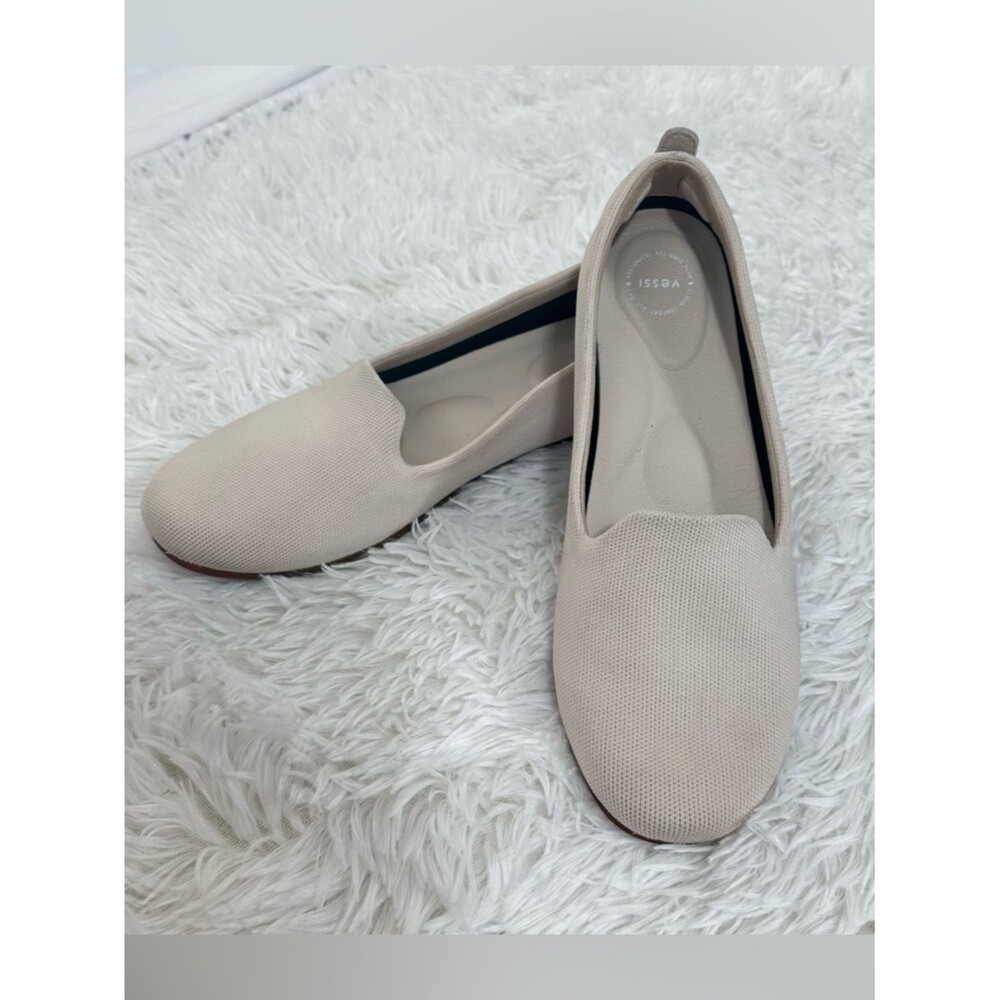 Vessi Market Flat Womens 9,5 Neutral Slip On Flat Lightweight Comfort Minimalist - Picture 3 of 16